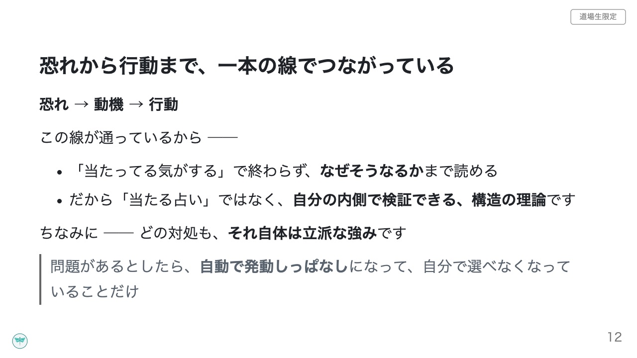 複眼道場の紹介スライド 12枚目