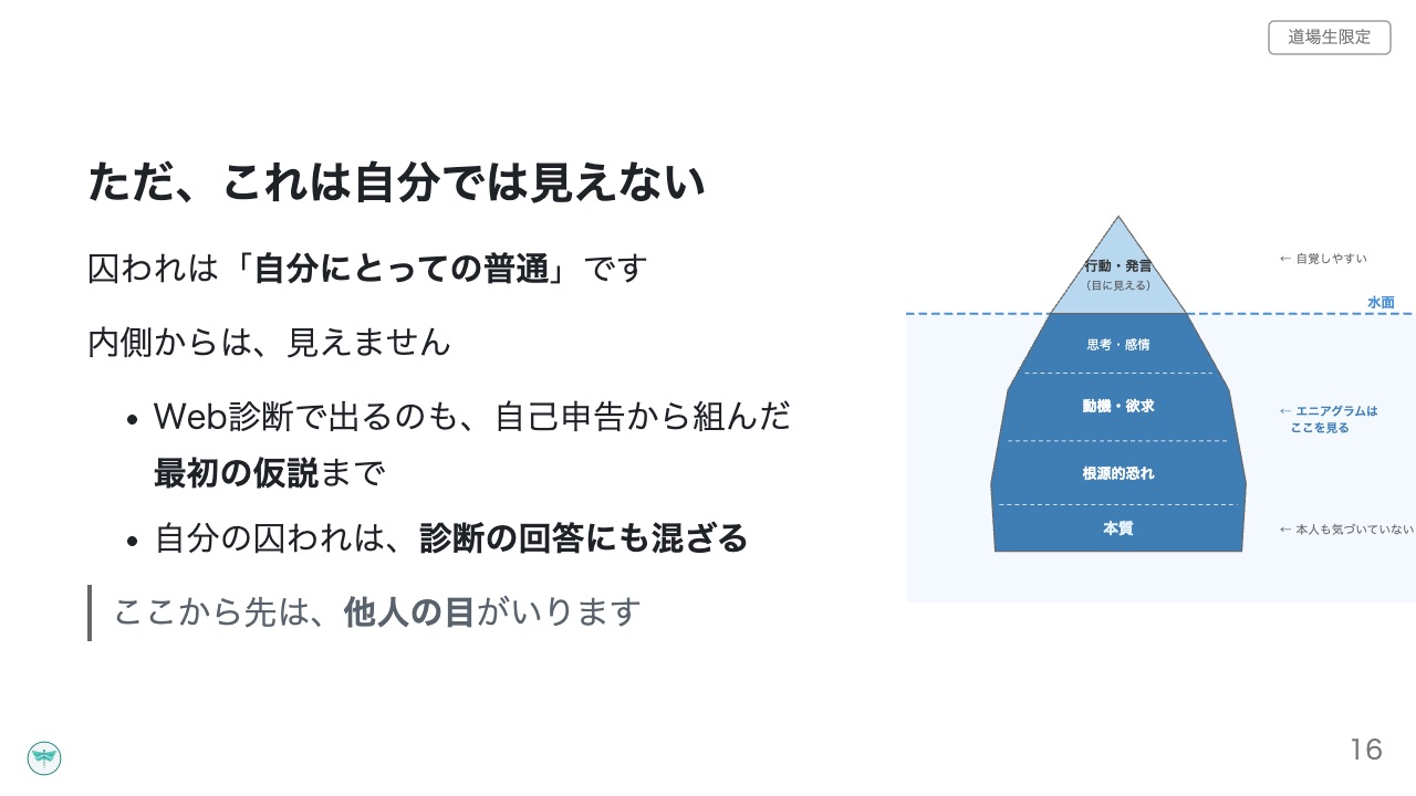 複眼道場の紹介スライド 16枚目